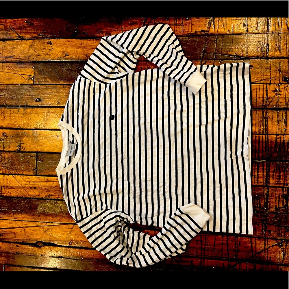 Carhartt Striped Long Sleeve Tee. Mens Sz XL.
